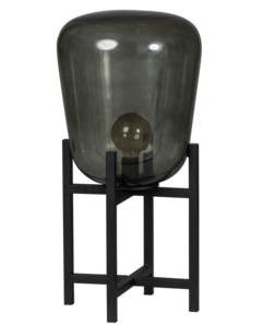 Tafellamp Benn Zwart Smoke