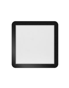 Anne LED Plafonnière vierkant 18W zwart