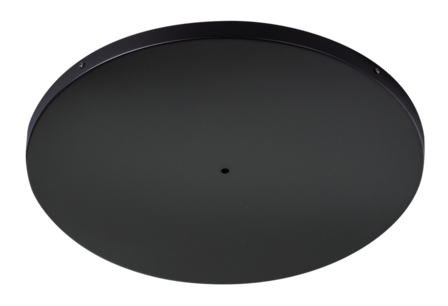 Plafondplaat Zwart 80cm (aantal gaten zelf te bepalen)