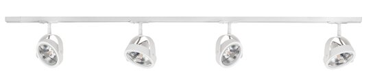 Complete set Trackverlichting Basic Malta 1,5 meter Wit incl. 4 spots Complete set Trackverlichting Basic Malta 1,5 meter Wit incl. 4 spots