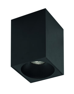 Opbouwspot Nido Vierkant Zwart Opbouwspot Nido Vierkant Zwart