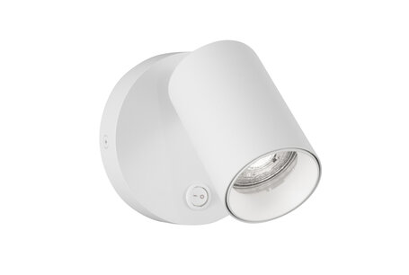 Wandlamp Net GU10 Wit met Schakelaar