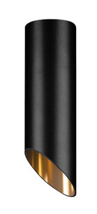 Opbouwspot Oslo 15cm GU10 Zwart Opbouwspot Oslo 15cm GU10 Zwart