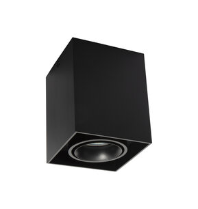 Opbouwspot Rende Vierkant/Rond GU10 Zwart Opbouwspot Rende Vierkant/Rond GU10 Zwart