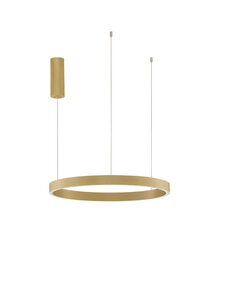 Hanglamp Elowen Up/Down 60cm Goud 3000K Dimbaar