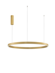 Hanglamp Elowen Up/Down 100cm Goud 3000K Dimbaar