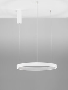 Hanglamp Elowen Up/Down 60cm Wit 3000K Dimbaar