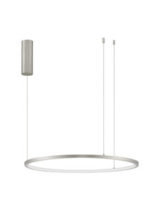 Hanglamp Tarquin 60cm Zilver 3000K Dimbaar Hanglamp Tarquin 60cm Zilver 3000K Dimbaar
