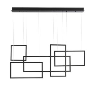 Hanglamp Cornice Zwart 3000K Dimbaar