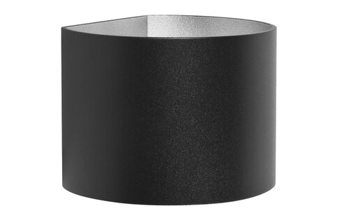 Wandlamp Round Zwart