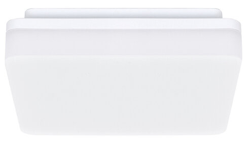 Plafondlamp Basic Vierkant 21cm Wit