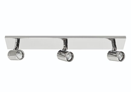 Opbouwspot IP44 Rain 3 Recht Chroom