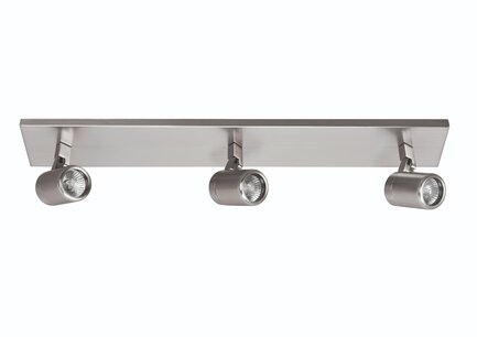 Opbouwspot IP44 Rain 3 Recht Staal