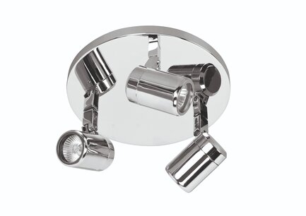 Opbouwspot IP44 Rain 3 Rond Chroom