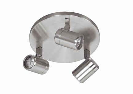 Opbouwspot IP44 Rain 3 Rond Staal