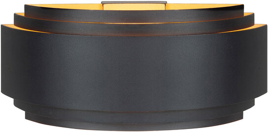 Wandlamp Elena Zwart/Goud Wandlamp Elena Zwart/Goud