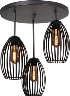 Plafondlamp Gabbia Zwart
