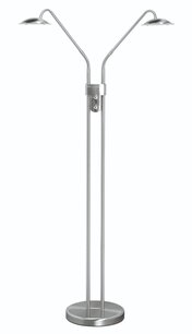 Vloerlamp Jupiter Duo Staal