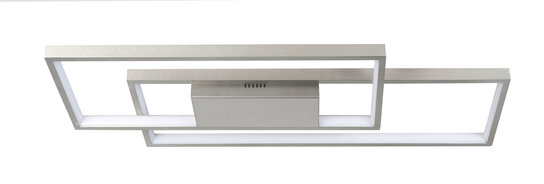 Plafondlamp Piazza Recht Staal