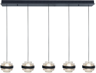 Hanglamp Dynasty 5 Recht Helder Hanglamp Dynasty 5 Recht Helder