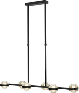 Hanglamp Dynasty 6 Recht Helder Hanglamp Dynasty 6 Recht Helder