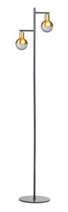 Vloerlamp Drop 2 Zwart/Messing Vloerlamp Drop 2 Zwart/Messing