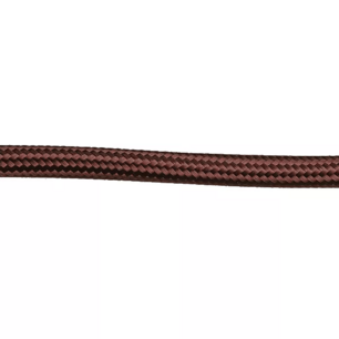 Stofkabel Glanzend Donkerbruin