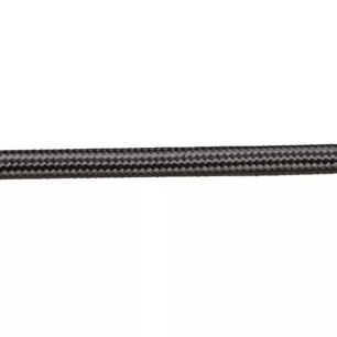 Stofkabel Glanzend Antraciet Grijs