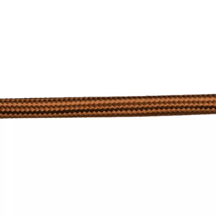 Stofkabel Glanzend Lichtbruin