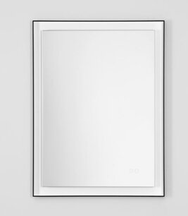 Badkamerspiegel Deca Zwart 60x80cm anti-condens