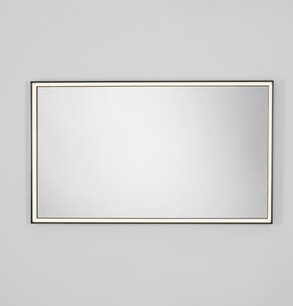 Badkamerspiegel Ambor Zwart 70x120cm anti-condens