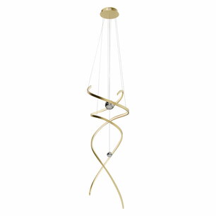 MAXLIGHT P0483D  Hanglamp RITZ Geborsteld Goud