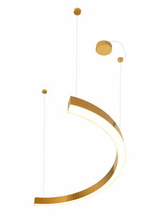 MAXLIGHT P0422D  Hanglamp LOTUS 33W Goud Dimbaar