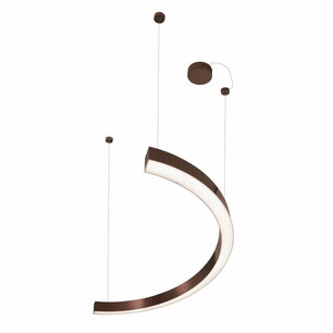 MAXLIGHT P0572D  Hanglamp LOTUS 33W Geborsteld BRONZE