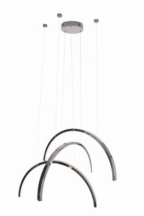 MAXLIGHT P0508  Hanglamp TRIO ARC POLISHED Zwart