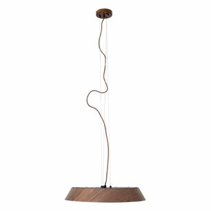 MAXLIGHT P0551  Hanglamp TAMAGO DARK WALNUT WOOD