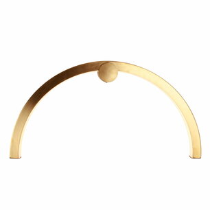 MAXLIGHT W0336 Wandlamp TRIO ARC Geborsteld Goud IP44