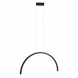 MAXLIGHT P0519  Hanglamp TRIO ARC I MATT Zwart