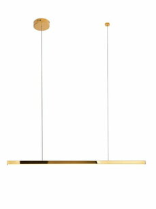 MAXLIGHT P0425D  Hanglamp TRIO 1 Goud Dimbaar