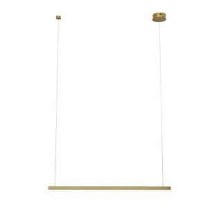 MAXLIGHT P0475D  Hanglamp TRIO 1 Geborsteld Goud