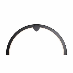 MAXLIGHT W0334 Wandlamp TRIO ARC MATT Zwart IP44