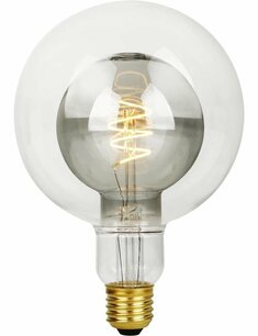 LED E27 Flex Double Globe G125x180 470Lm 5.5W 822 AC Clear/Smoke Dim LED E27 Flex Double Globe G125x180 470Lm 5.5W 822 AC Clear/Smoke Dim