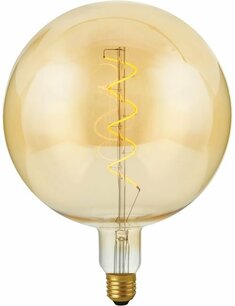 LED E27 Fila XXL Flex G200x262 230V 250Lm 4W 920 AC Gold Dim LED E27 Fila XXL Flex G200x262 230V 250Lm 4W 920 AC Gold Dim