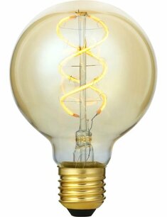 LED E27 Fila Flex DH Globe G80x120 460Lm 5W 822 AC Gold 3step-Dim LED E27 Fila Flex DH Globe G80x120 460Lm 5W 822 AC Gold 3step-Dim