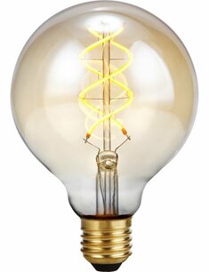 LED E27 Fila Flex DH Globe G95x135 460Lm 5W 822 AC Gold 3step-Dim LED E27 Fila Flex DH Globe G95x135 460Lm 5W 822 AC Gold 3step-Dim