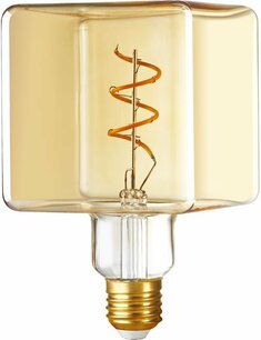 LED E27 Flex Ice Cube C95x155 230V 240Lm 4W 922 AC Gold Dim