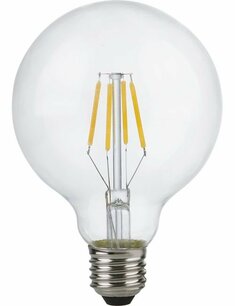 LED E27 Fila Globe G95x135 230V 320Lm 4W 925 AC Clear Dim