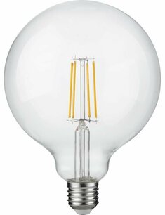 LED E27 Fila Globe G125x170 230V 806Lm 7W 925 AC Clear Dim