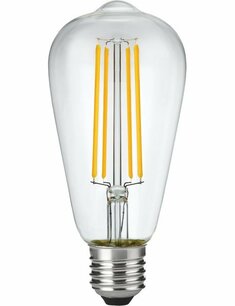LED E27 Fila Rustika ST64x140 230V 320Lm 4.5W 922 AC Clear Dim LED E27 Fila Rustika ST64x140 230V 320Lm 4.5W 922 AC Clear Dim
