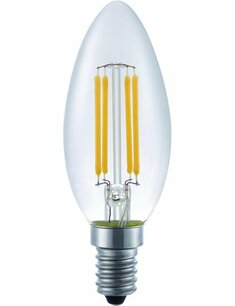 LED E14 Fila Candle C35x95 230V 350Lm 4W 922 AC Clear Dim